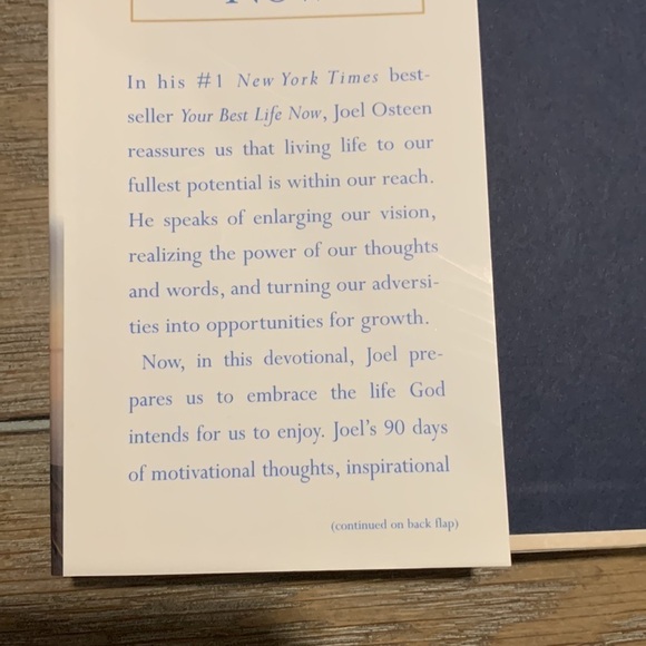 Joel Osteen Your Best Life Now 90 Devotions for Living at Your Fu… - Picture 5 of 11
